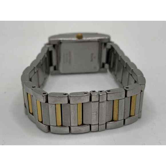 Bulova White Dial 2-Tone Stainless Steel Women's Watch 98P39 New Battery - Picture 6 of 9